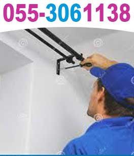 Window Rods installation Handyman service Dubai