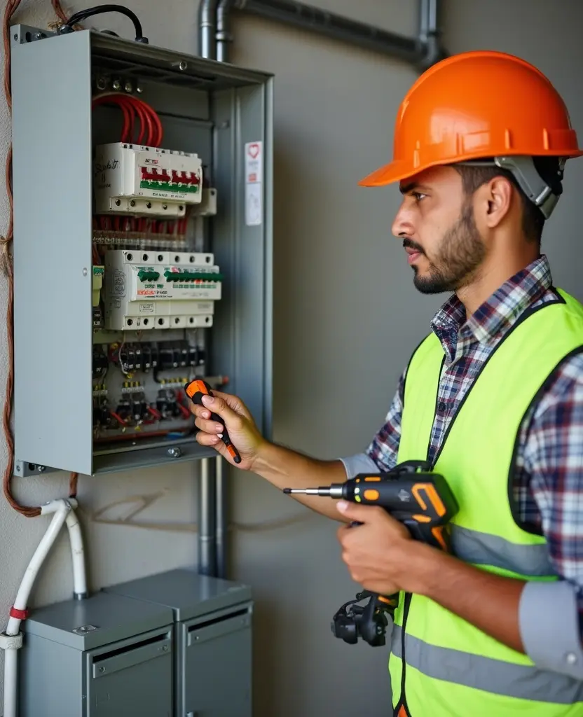 Hire an affordable local handyman electrician near you for quick electrical services in Dubai.